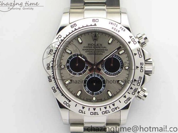 Edition 116519LN Dial A4130 Daytona SS Best Bracelet On SS JH Gray Bezel 0121